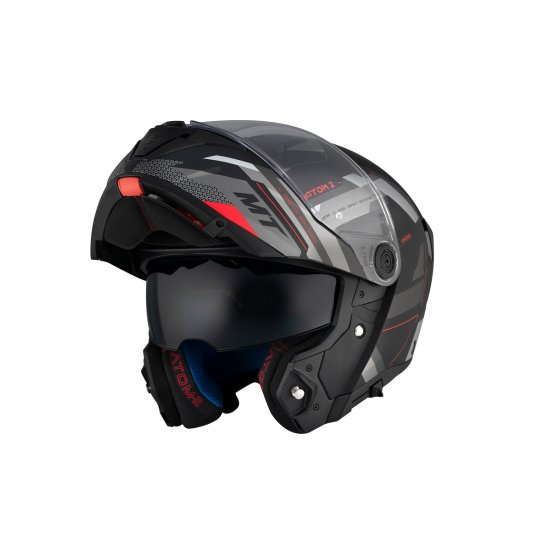 MT Atom 2 Bast Motorcycle Helmet at JTS Biker Clothing